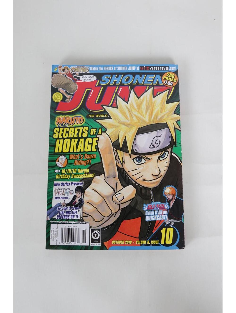 2010's Shonen Jump October Volume 8 Issue 10 Manga